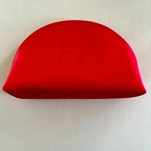 New Red Givenchy cosmetic bag